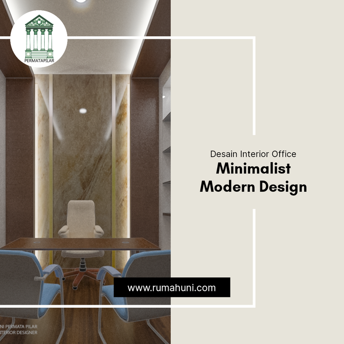 Jual Desain Interior Ruang Kerja Minimalis Modern 2,90 m x 2,5 m ...