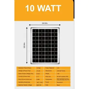 ** HiMAWARi Solar Panel 10WP Polycrystalline HIGH QUALITY **