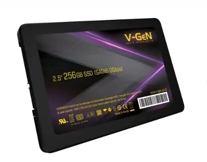 Ssd V-Gen 256Gb Sata III Solid State Drive 2.5" VGen 2
