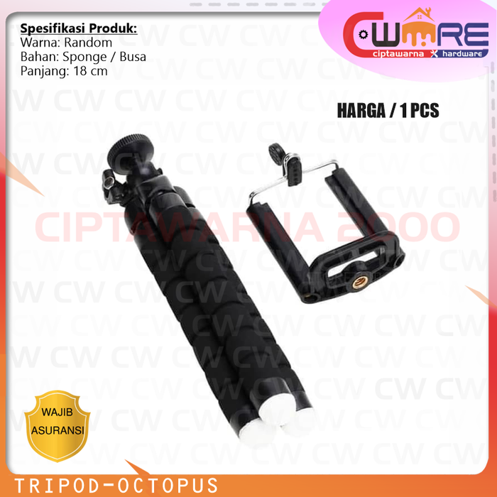 Gambar Mini Tripod Spider Holder U Medium Flexible Octopus Handphone Ponsel dari Ciptawarna2000 Home Living Kota Palembang Tokopedia