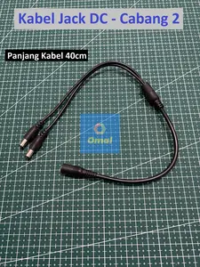 Kabel Power Jack DC Cabang 2 Kabel Cumi Percabangan Splitter 2 Cabang