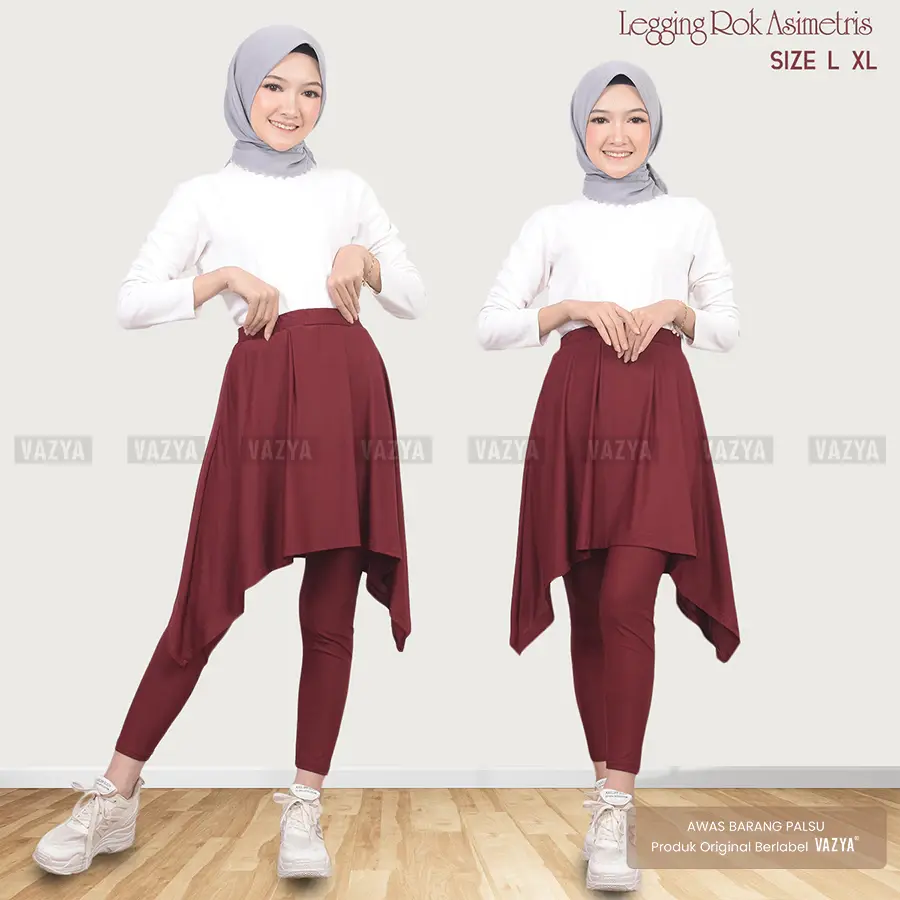 Legging Rok Jersey Asimetris