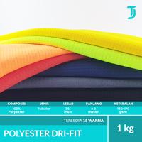 Gambar Poly Dryfit Drifit | WARNA | Kain Bahan Kaos Jersey | 1 Kg dari Bahan Kaos Tumbuh Jaya Kota Semarang 1 Tokopedia