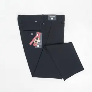 MUSTEVANS SLIM FIT 209 CELANA FORMAL HITAM ABU NAVY KERJA BAHAN PRIA