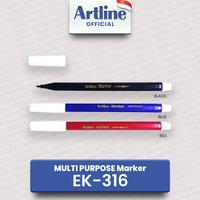 Gambar ARTLINE Spidol Mewarnai Marker SET 6 Colours EK-316/6W dari Artline Indonesia Kota Surabaya 4 Tokopedia