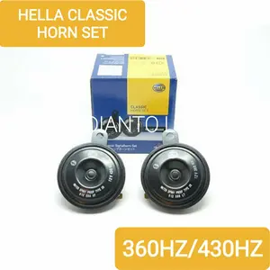 KLAKSON MOBIL DATSUN GO DISC - CLASSIC HORN SET 12V 360HZ/430HZ