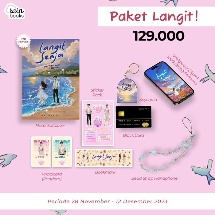Gambar Pre Order Buku Novel Langit Senja - Nadilla T.P - Rainbook Publishing dari Bumi Fiksi Makassar Kota Makassar 3 Tokopedia
