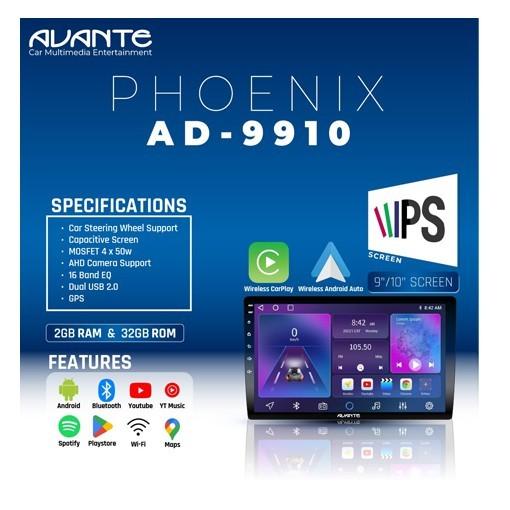 Android Head Unit 10" inch AVANTE Phoenix Ram 2/32 GB By Pioneer 0
