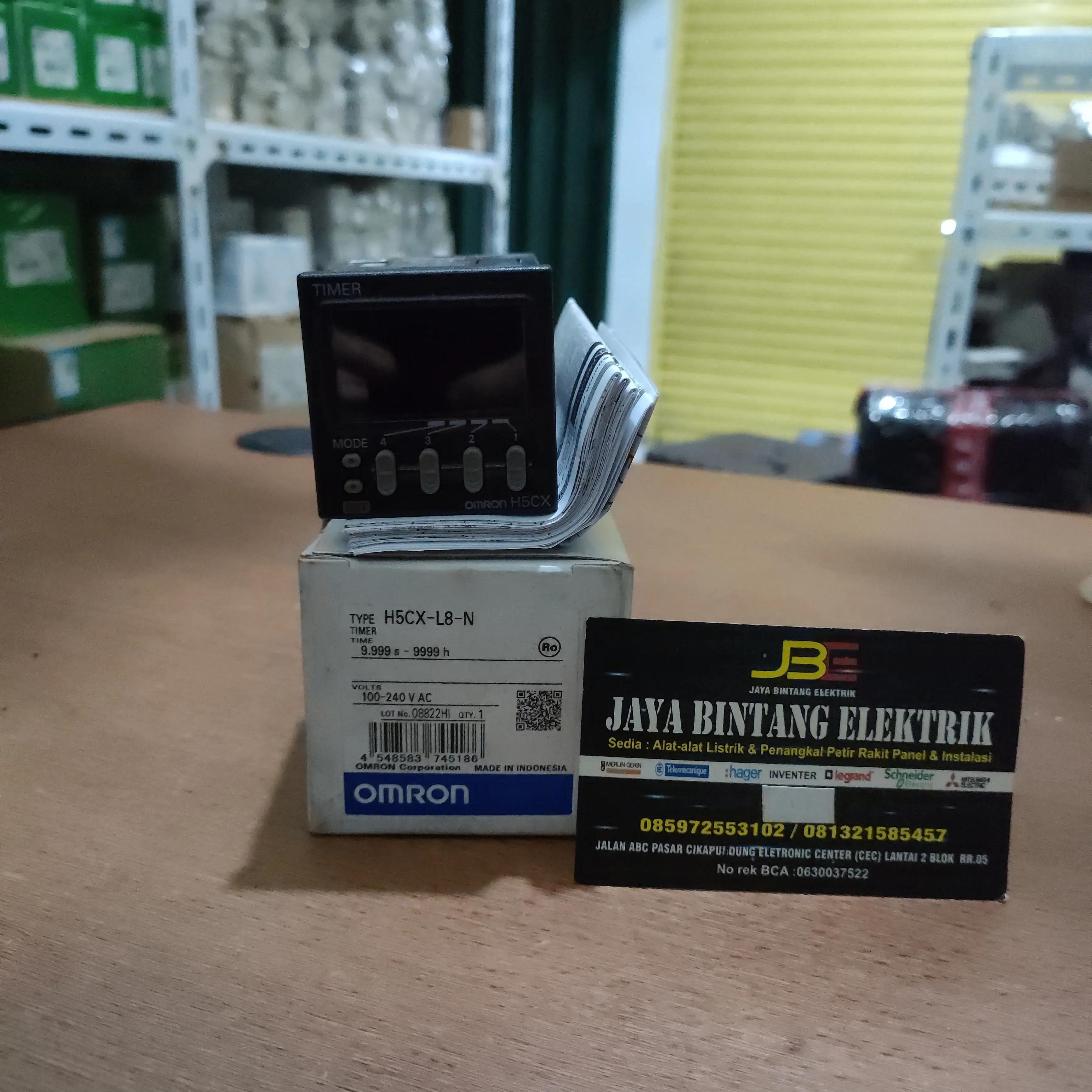 TIMER DIGITAL OMRON H5CX-L8-N ORIGINAL