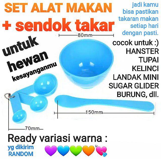 Gambar ALAT PERLENGKAPAN MAKAN HEWAN set sendok takar dari charlotte bowtique Kota Administrasi Jakarta Barat Tokopedia