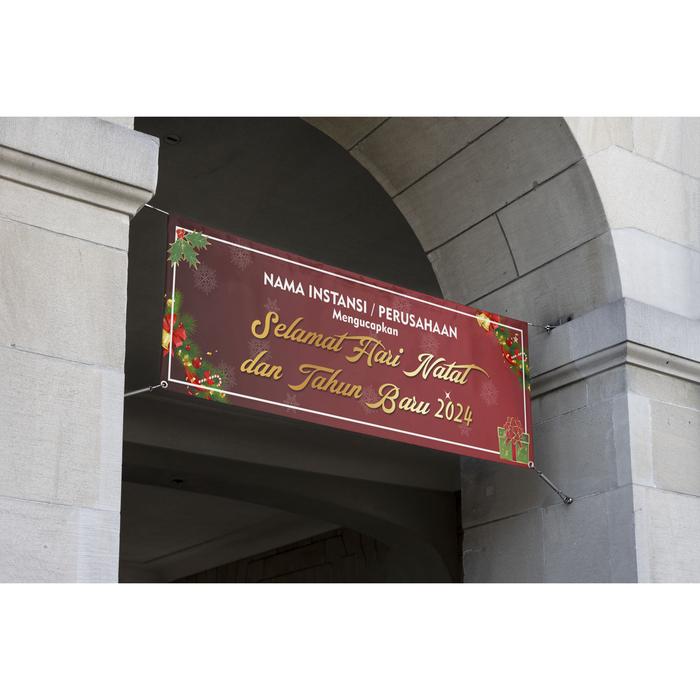 Gambar Cetak Spanduk/Banner Natal dan Tahun baru - NTL 1, 3x1 m dari Nex Printshop Kota Tangerang Selatan 4 Tokopedia