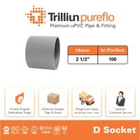 Gambar Fitting Pipa uPVC Trilliunpureflo D Socket 2 1/2" Inch dari Trilliun Kab. Pasuruan 2 Tokopedia