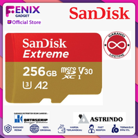 Gambar Micro SD SanDisk Extreme 256GB A2 160MB/s UHS-I - Garansi Lifetime dari Fenix Gadget Kota Administrasi Jakarta Pusat 1 Tokopedia