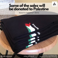 Gambar Kaos Stand for Palestine - S dari Aali Daily Moslemwear Kab. Bantul 3 Tokopedia