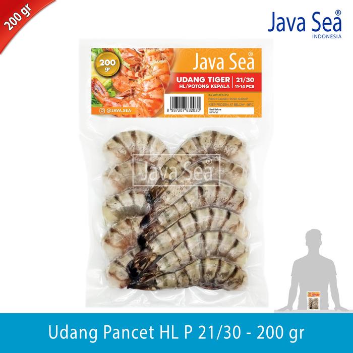 Gambar Udang Pancet Potong Kepala HL P 21/30 pack 200gr Java Sea dari JAVA SEA Kab. Tangerang Tokopedia