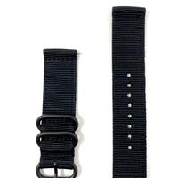 Gambar Zulu Two Piece Nylon 20mm 22mm 24mm Black Tali Jam Tangan Nylon Hitam - 24mm dari Tali Jam Tangan com Kota Tangerang Selatan 2 Tokopedia
