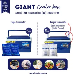 Cooler Box Vaksin / Box vaksin / Box pendingin vaksin /Vaccine Carrier