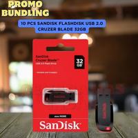 Gambar 10 PCS Sandisk FlashDisk USB 2.0 Cruzer Blade 32GB dari Cemara Mas Indah Kota Administrasi Jakarta Barat 2 Tokopedia