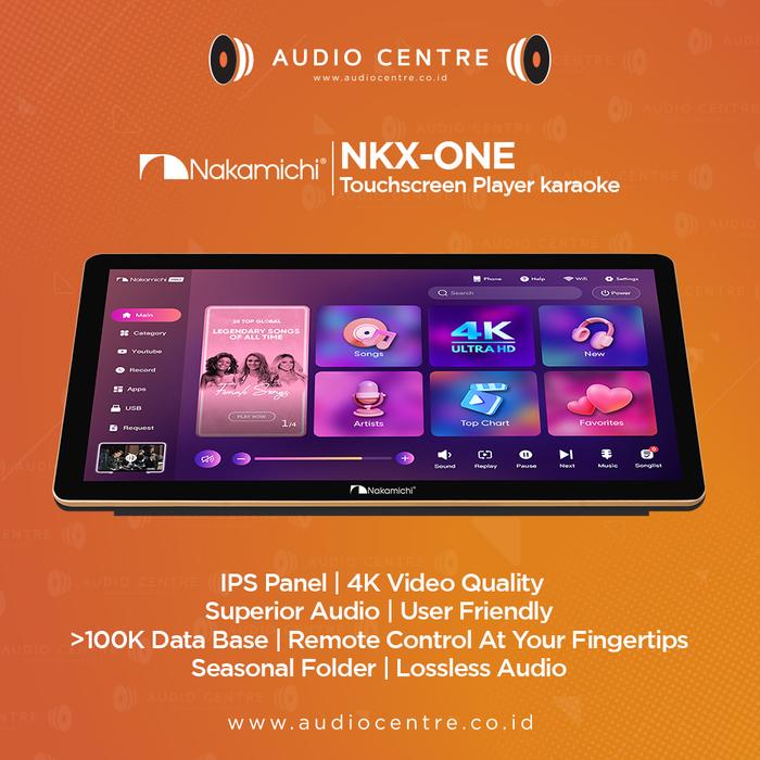 Gambar Nakamichi NKX ONE Player Nakamichi with Touchscreen 2in1 dari Audio Centre Official Kota Administrasi Jakarta Barat Tokopedia