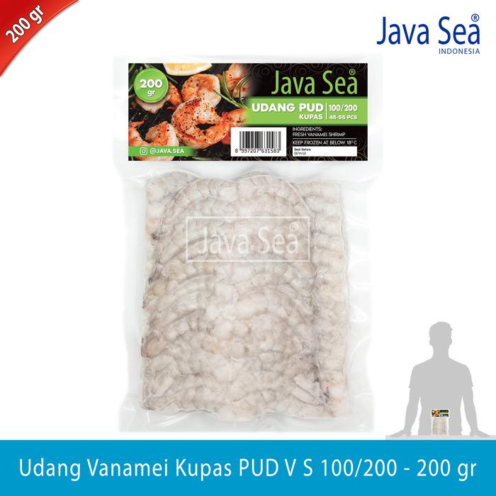 Gambar Udang Vanamei Kupas PUD V S (Small) pack 200gr Java Sea dari JAVA SEA Kab. Tangerang Tokopedia