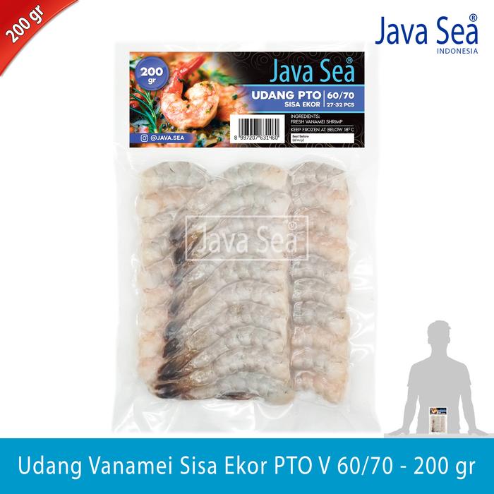 Gambar Udang Vanamei Sisa Ekor PTO V 60/70 pack 200gr Java Sea dari JAVA SEA Kab. Tangerang Tokopedia
