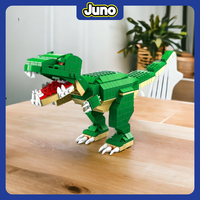 Gambar JUNO Mainan Block Bricks Dinosaurus T-Rex (1000pcs) 3D Puzzle Hadiah - Princess Castle dari Juno Toys Kota Surabaya 2 Tokopedia