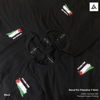 Gambar Kaos Stand for Palestine - S dari Aali Daily Moslemwear Kab. Bantul 5 Tokopedia