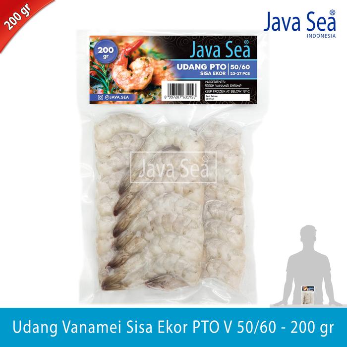 Gambar Udang Vanamei Sisa Ekor PTO V 50/60 pack 200gr Java Sea dari JAVA SEA Kab. Tangerang Tokopedia
