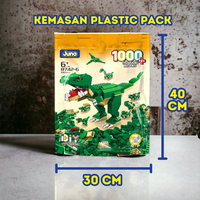Gambar JUNO Mainan Block Bricks Dinosaurus T-Rex (1000pcs) 3D Puzzle Hadiah - Princess Castle dari Juno Toys Kota Surabaya 5 Tokopedia