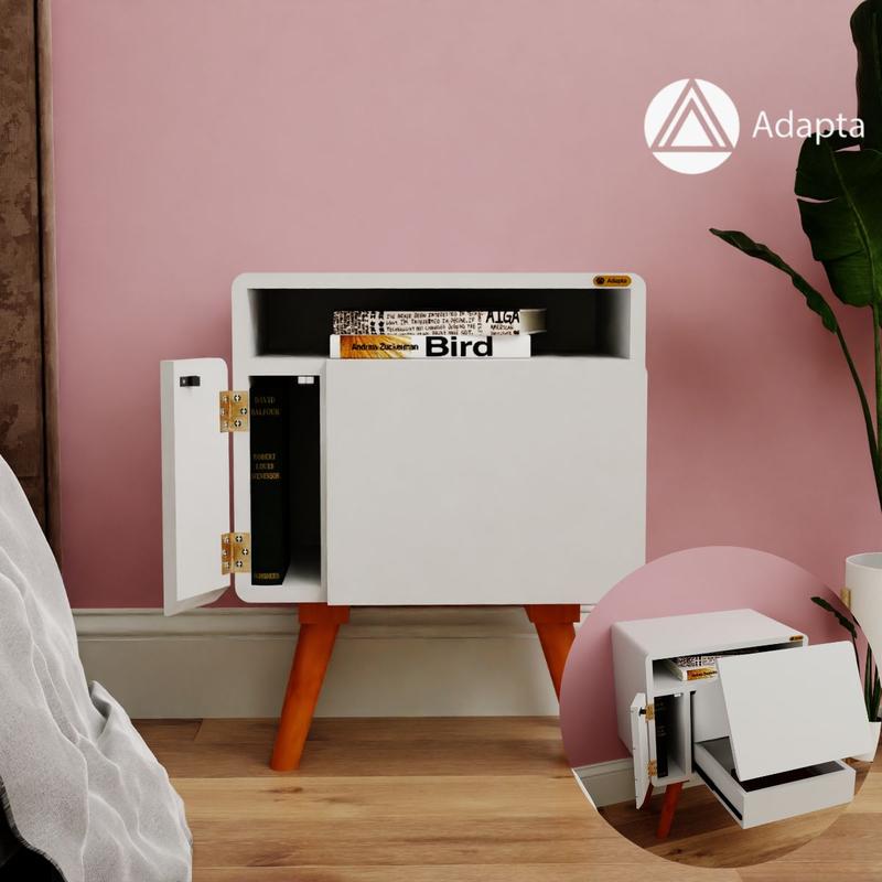 Bedside minimalis-Nakas floating 1 laci tempel dinding Side table 3