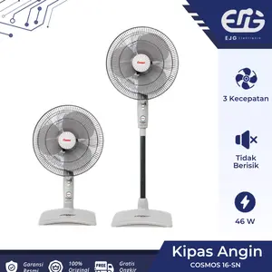 Cosmos Stand Fan 16 SN 2in1 Kipas Duduk Berdiri