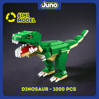 Gambar JUNO Mainan Block Bricks Dinosaurus T-Rex (1000pcs) 3D Puzzle Hadiah - Princess Castle dari Juno Toys Kota Surabaya 1 Tokopedia
