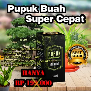 Kejutan !! Pupuk Buah Tabulampot Organik Cair Hormon ZPT tercepat