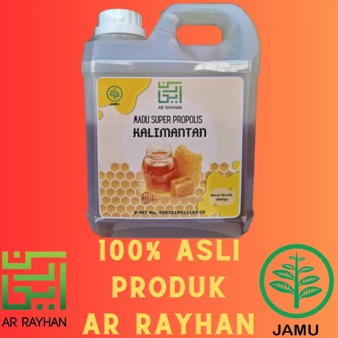 Madu Kalimantan plus Propolis Bee Polleen 1kg Ar Rayhan