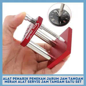Alat Penarik Penekan Jarum Jam Tangan mERAH Alat Servis Jam Tangan Sat