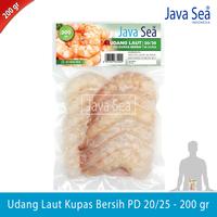 Gambar Udang Laut Kupas Bersih PD 20/25 pack 200gr Java Sea dari JAVA SEA Kab. Bekasi 1 Tokopedia