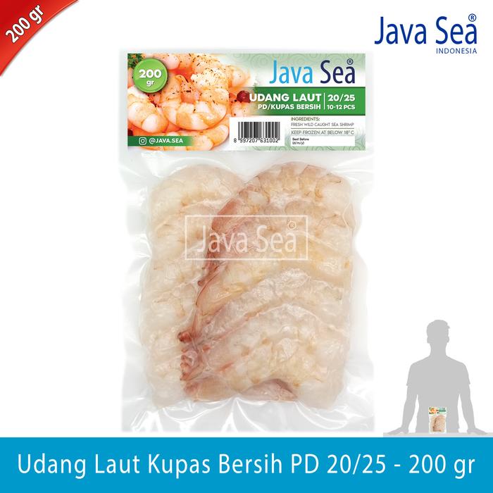 Gambar Udang Laut Kupas Bersih PD 20/25 pack 200gr Java Sea dari JAVA SEA Kab. Bekasi Tokopedia