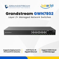 Gambar Grandstream GWN7802 | Layer 2+ Managed Non-PoE Network Switch dari BakoelWIRELESS Kota Surabaya 1 Tokopedia