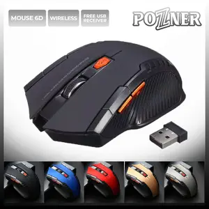 Mouse Wireless GAMING MOUSE 6D USB 2.4GHz Optical Mouse