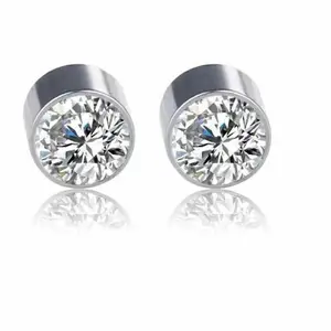 Anting magnet crystal high quality tanpa tindik