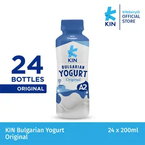 KIN BULGARIAN YOGURT ORIGINAL (24 x 200 mL)