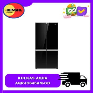 KULKAS AQUA AQR-IG645AM-GB SIDE BY SIDE 549 LITER