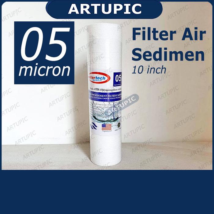 Gambar Cartridge Filter Air 05 Micron Sediment Spun Water Filter 10 Inch Nano dari Artupic Peralatan Peternakan Kota Tangerang Selatan Tokopedia