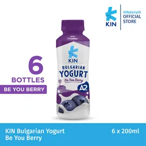 KIN BULGARIAN YOGURT BLUEBERRY (6x200 ML)
