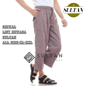 Celana sirwal List Ikhwan Muslim Laki Laki Dewasa SIRWAL SULTAN List