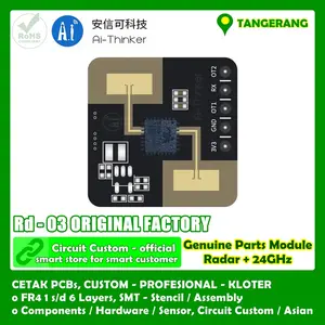 Ai Thinker Modul UART RD03 RD-03 Sensor Radar 24G Onboard Antenna
