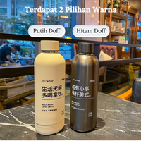 Gambar Tumbler Stainless 500ml - Botol Minum Kopi Tahan Dingin Panas - CEO - Hitam Doff dari CEO Official Store Kota Tangerang 4 Tokopedia
