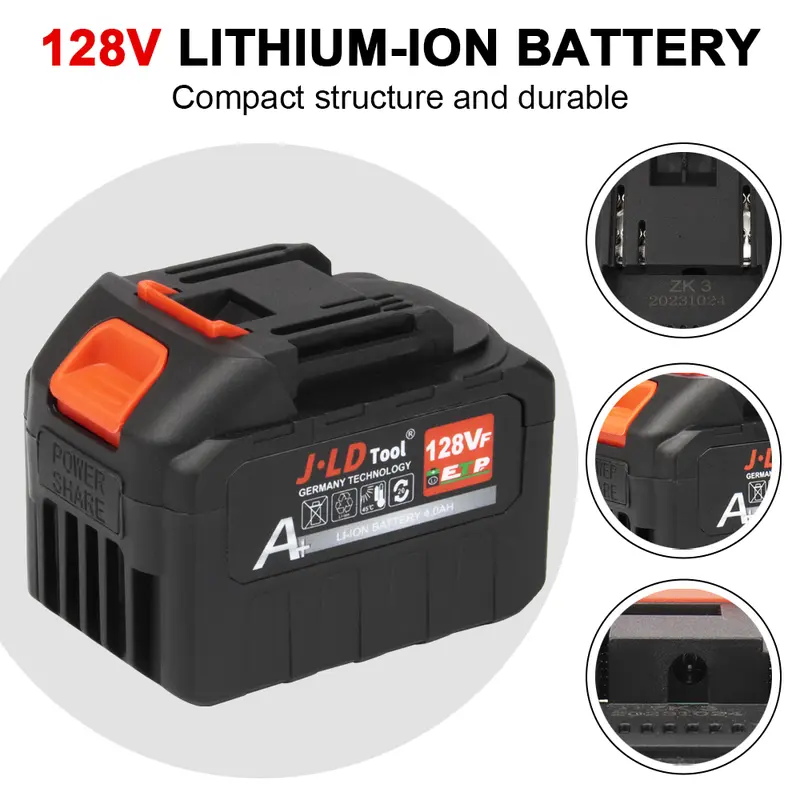 JLD 128VF Baterai Impact Baterai Bor 88VF Makita battery Cordless 36VF 2