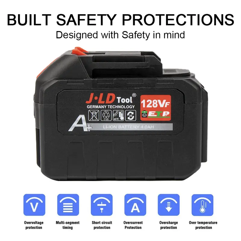 JLD 128VF Baterai Impact Baterai Bor 88VF Makita battery Cordless 36VF 1