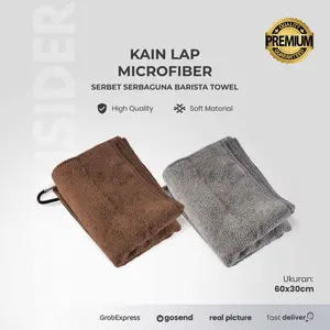 Serbet - Kain Lap Microfiber 60x30cm Serbaguna - Barista Towel